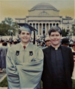 Columbia University graduation, 1986